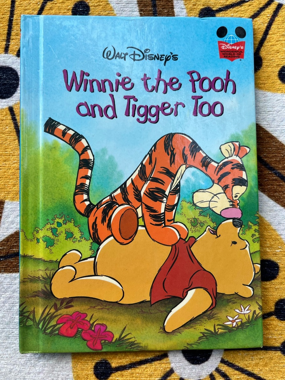 Vintage 1996 Disney Winnie the Pooh & Tigger Too Hardcover Grolier Book
